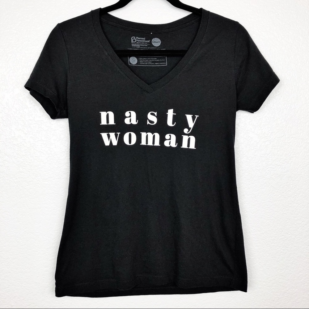 NASTY WOMAN BLACK T SHIRT